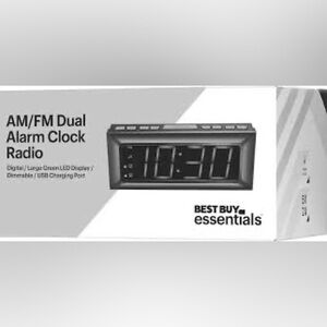 Black Digital Clock Radio